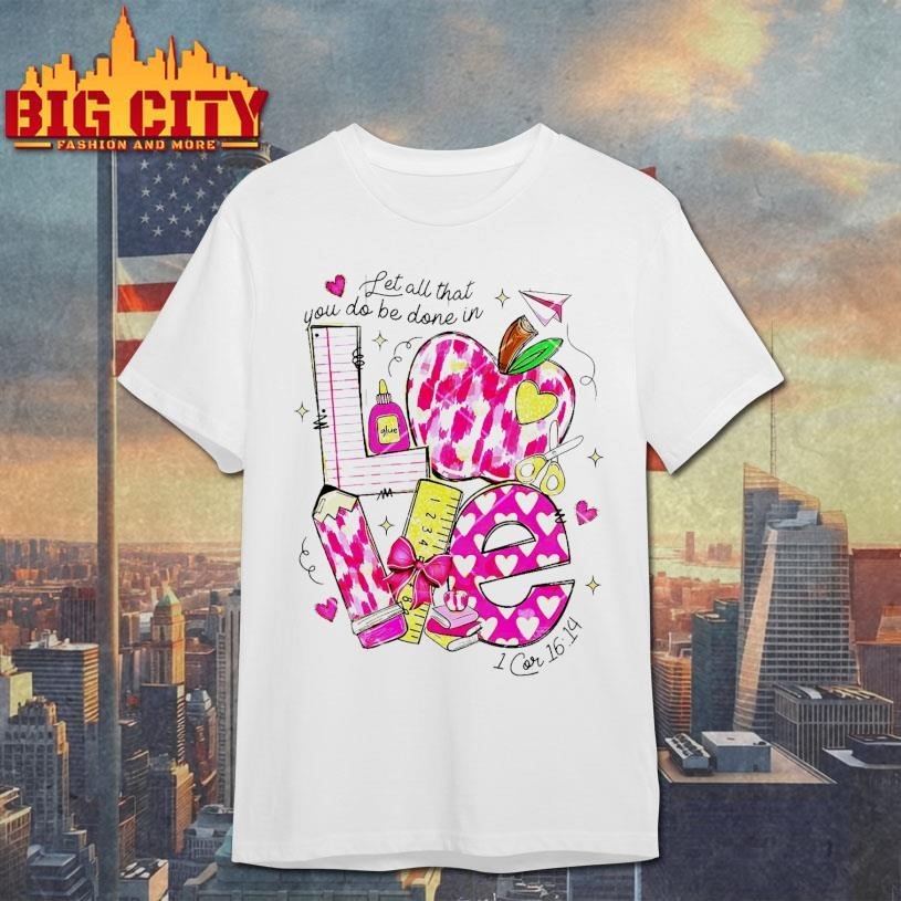 Love Teacher Valentine's Day - Adult & Kids T-Shirts, Sweatshirts & Hoodies apparel design preview 1