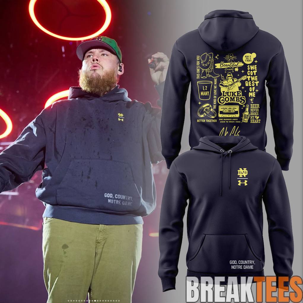 Luke Combs My Kinda Saturday Night Tour 2026 South - Adult & Kids T-Shirts, Sweatshirts & Hoodies apparel design preview 1