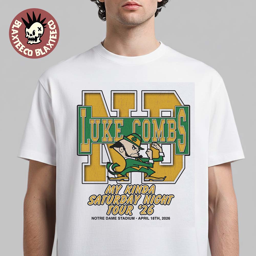 Luke Combs South Bend Indiana 2026 Tour Merch At - Adult & Kids T-Shirts, Sweatshirts & Hoodies apparel design preview 1