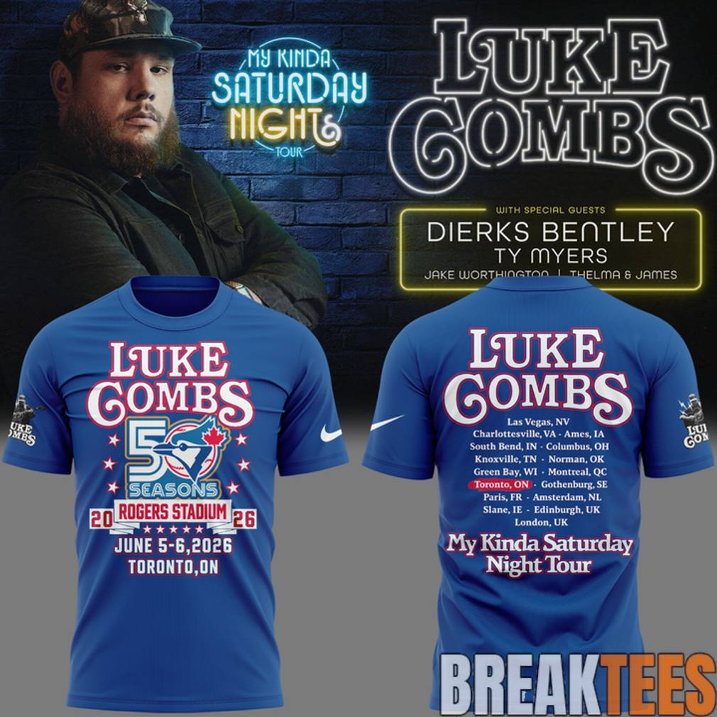 Luke Combs x Toronto Blue Jays 50th Anniversary My - Adult & Kids T-Shirts, Sweatshirts & Hoodies apparel design preview 1