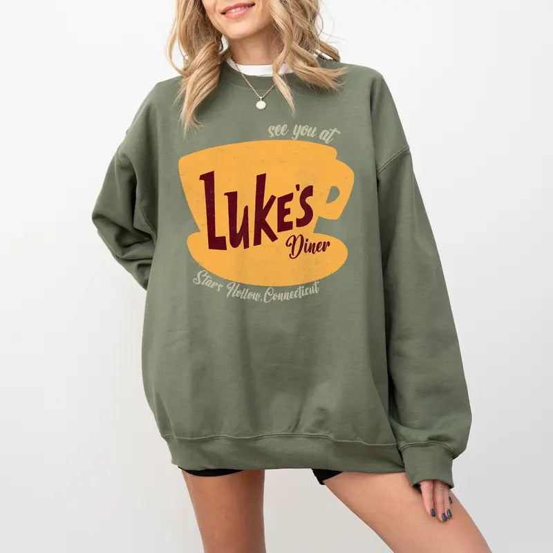 Luke'S Diner Stars Hollow Autumn Festival Her - Adult & Kids T-Shirts, Sweatshirts & Hoodies apparel design preview 1