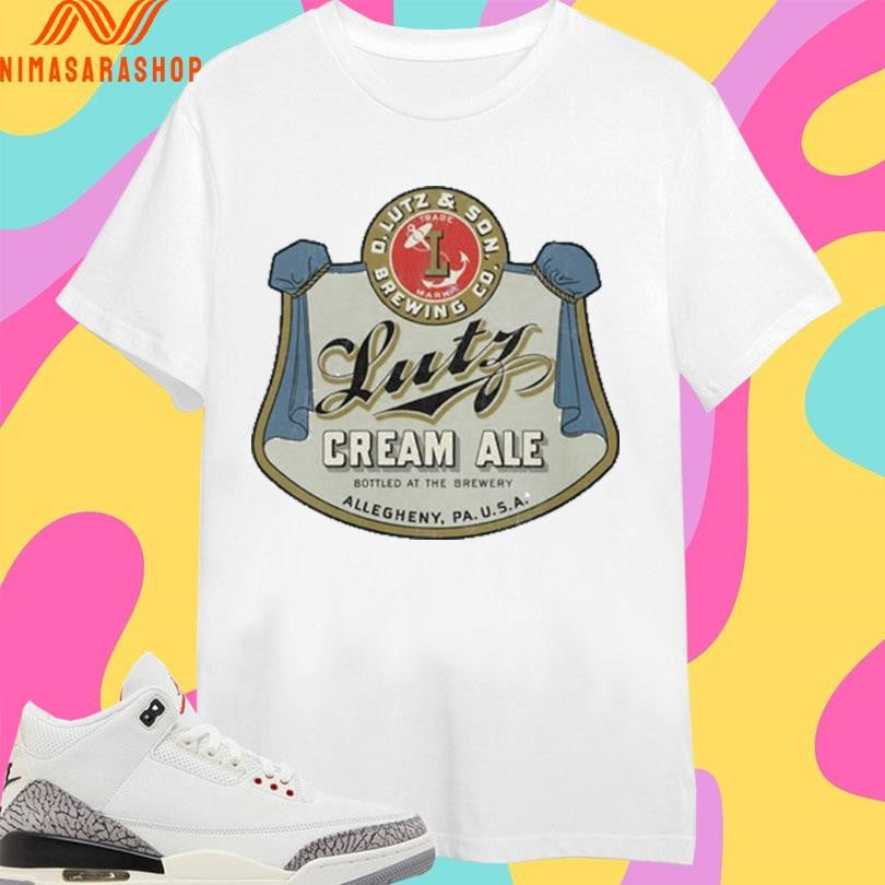 Lutz Cream Ale Allegheny Pa USA - Adult & Kids T-Shirts, Sweatshirts & Hoodies apparel design preview 1