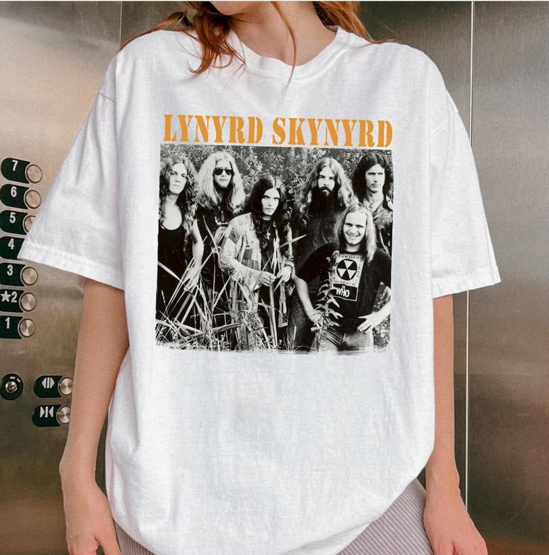 Lynyrrdd Skynyrrdd American Rock Music Band Tour 2024 - Adult & Kids T-Shirts, Sweatshirts & Hoodies apparel design preview 1