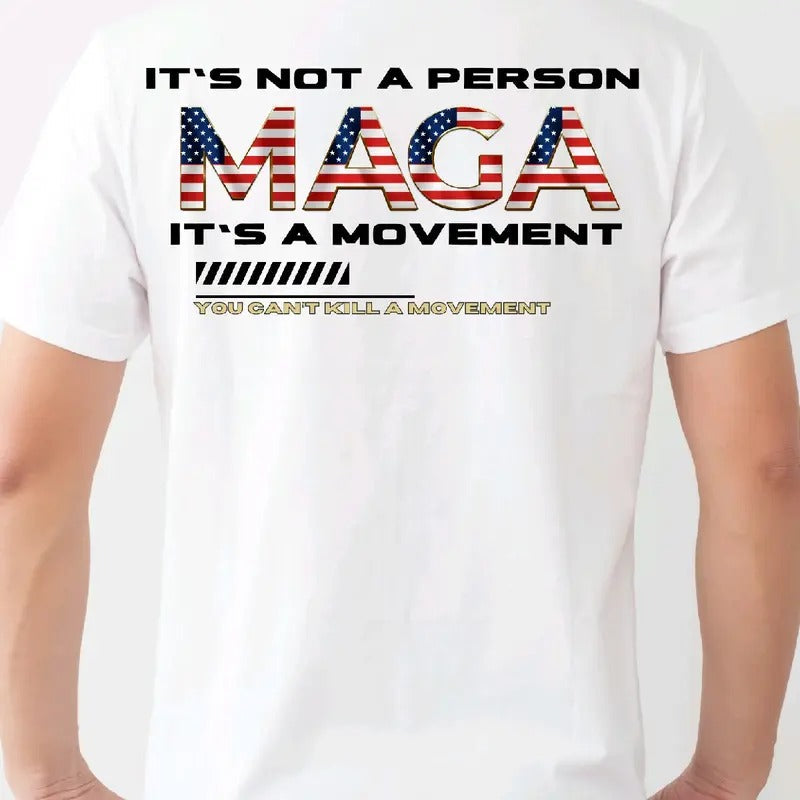 MAGA: 'S Not Person Movement Menswear Casual Top - Adult & Kids T-Shirts, Sweatshirts & Hoodies apparel design preview 1