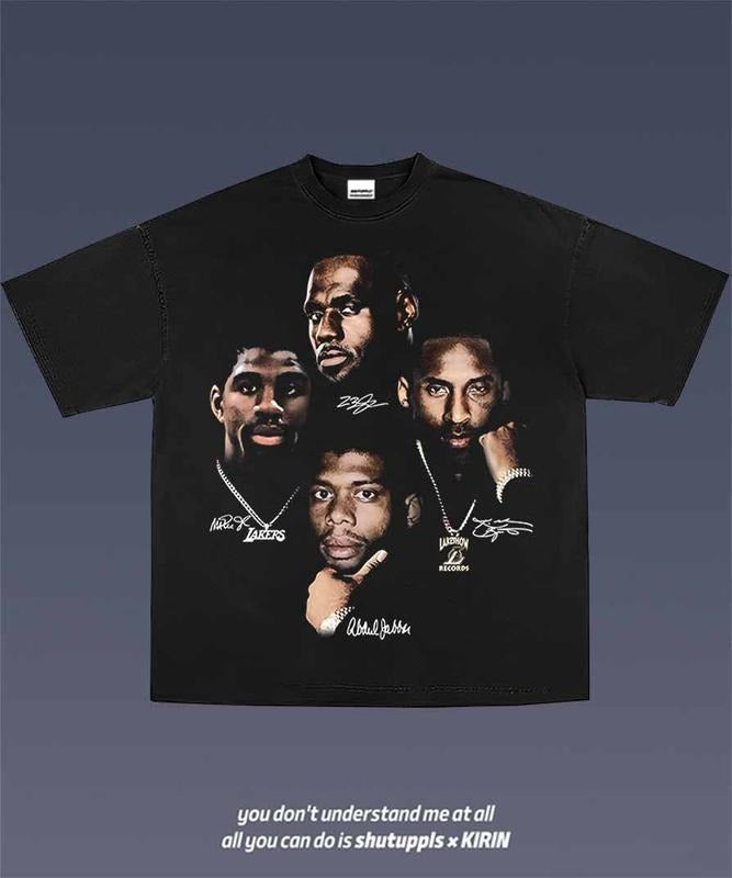 [BLACK] KAREEM KOBE JAMES MAGIC VINTAGE SPORT FAN - Adult & Kids T-Shirts, Sweatshirts & Hoodies apparel design preview 1