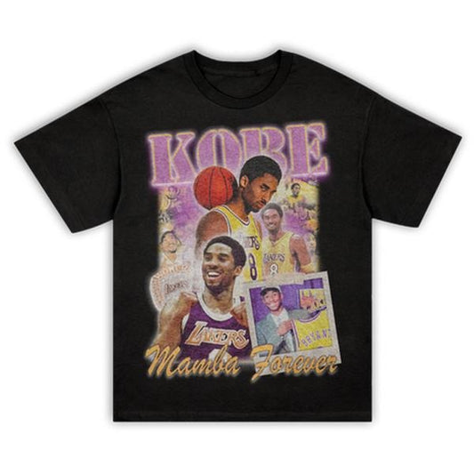 "MAMBA FOREVER" TRIBUTE Vintage Sport Fan - Adult & Kids T-Shirts, Sweatshirts & Hoodies apparel design preview 1