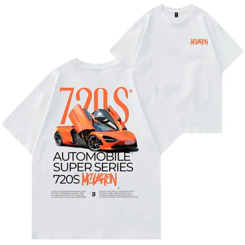 MCLarenn 720S Car Enthusiast Vintage Classic Cotton - Adult & Kids T-Shirts, Sweatshirts & Hoodies apparel design preview 1