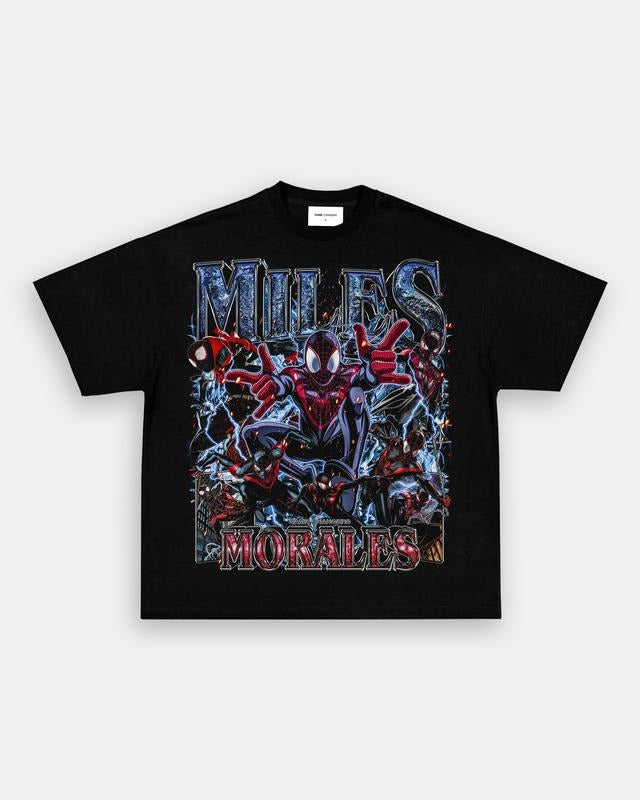 MILES MORALES Trending Movie Vintage 90s Fans Him Her - Adult & Kids T-Shirts, Sweatshirts & Hoodies apparel design preview 1