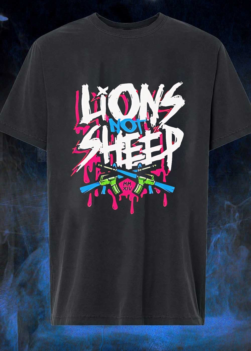 MM XIV Lions Not Sheep AR-15 Rifles - Adult & Kids T-Shirts, Sweatshirts & Hoodies apparel design preview 1