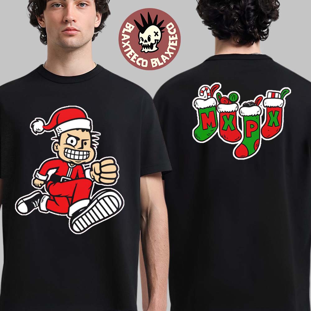 MXPX Santa PX 2025 Holiday Christmas Two Sided - Adult & Kids T-Shirts, Sweatshirts & Hoodies apparel design preview 1