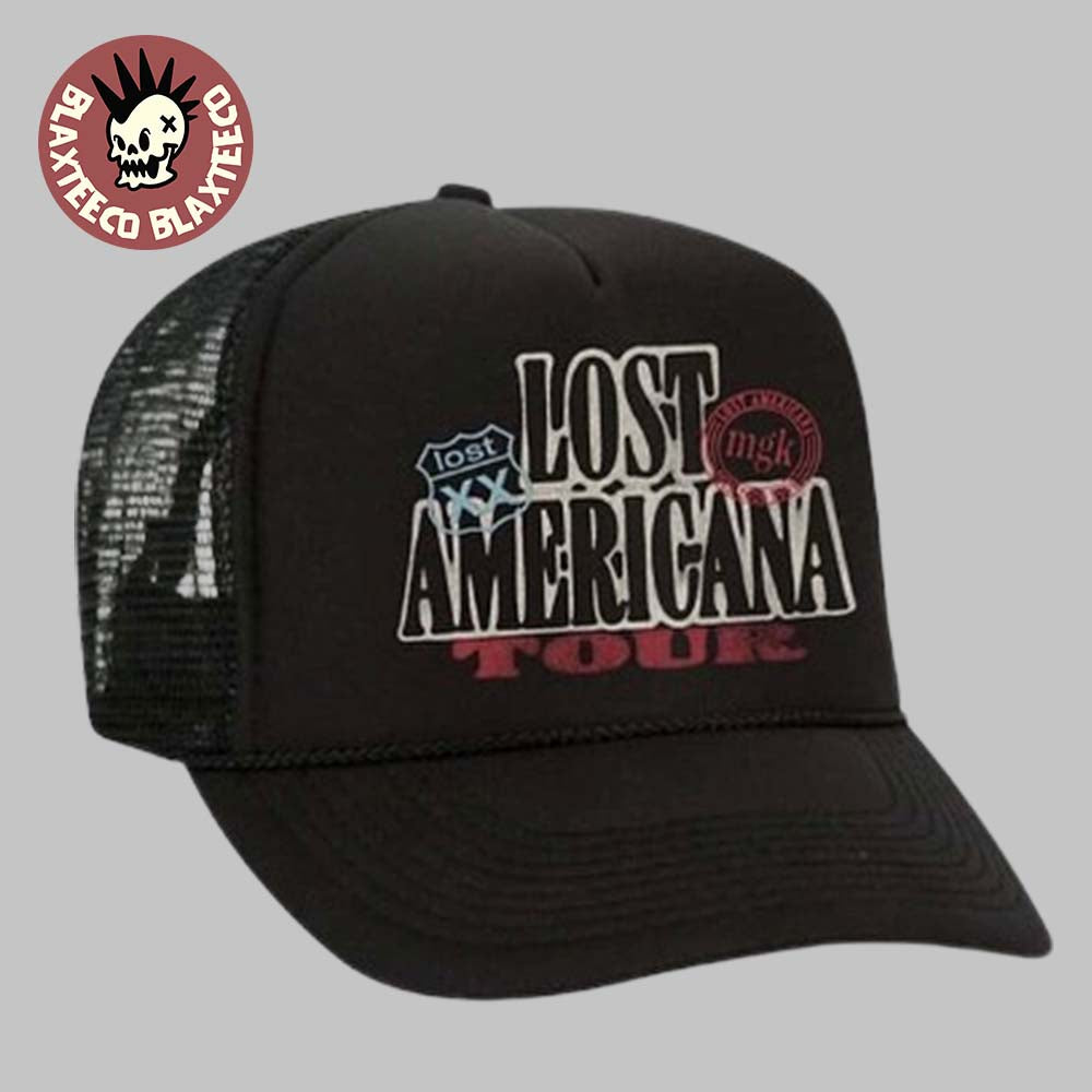 Machine Gun Kelly Losst Americana Tour 2025 2026 - Adult & Kids T-Shirts, Sweatshirts & Hoodies apparel design preview 1