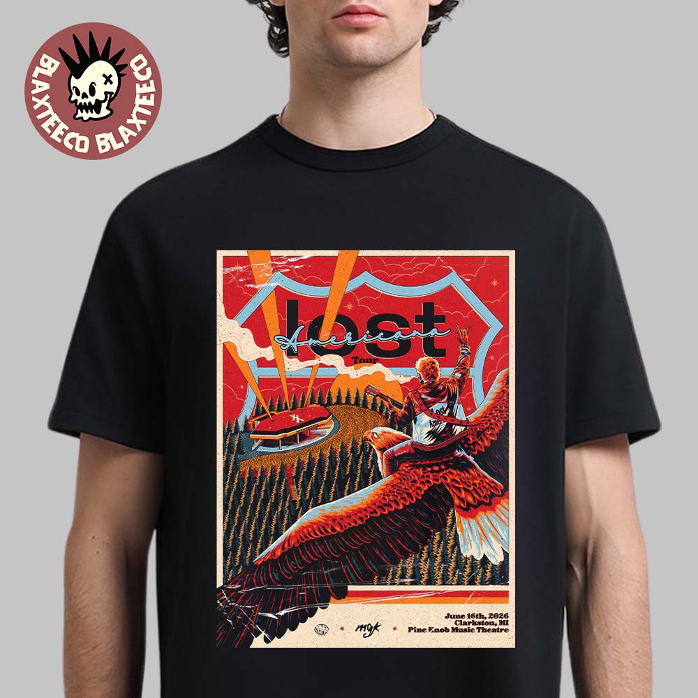 Machine Gun Kelly MGK Clarkston Michigan 2026 Event - Adult & Kids T-Shirts, Sweatshirts & Hoodies apparel design preview 1