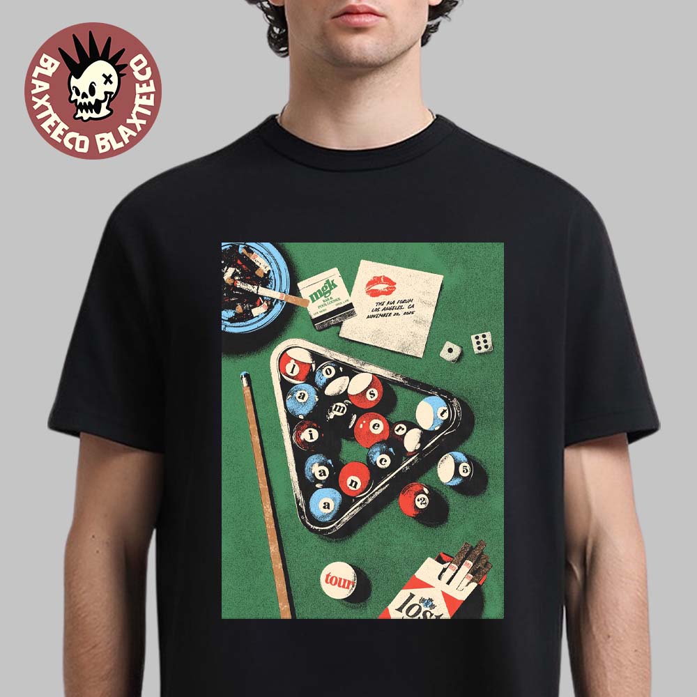 Machine Gun Kelly MGK Lost Americana Tour 2025 Poster - Adult & Kids T-Shirts, Sweatshirts & Hoodies apparel design preview 1