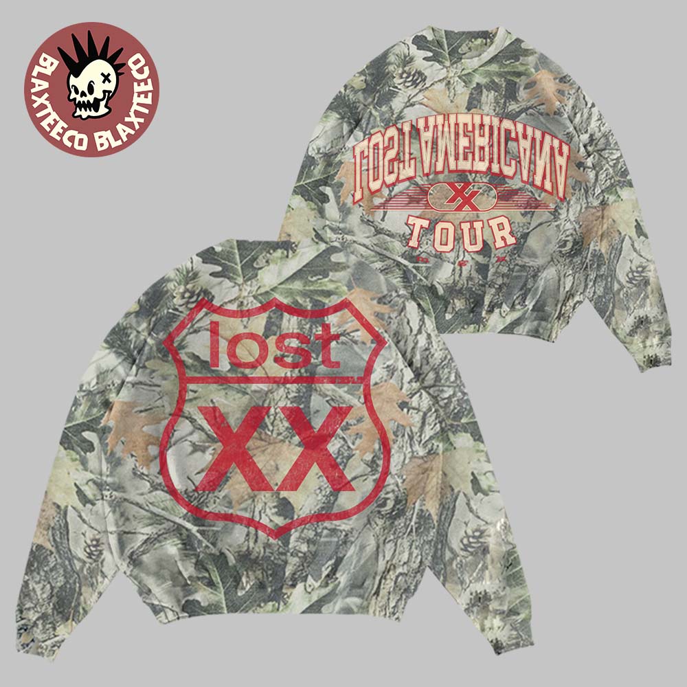 Machine Gun Kelly MGK Lost Americana World Tour 2026 - Adult & Kids T-Shirts, Sweatshirts & Hoodies apparel design preview 1