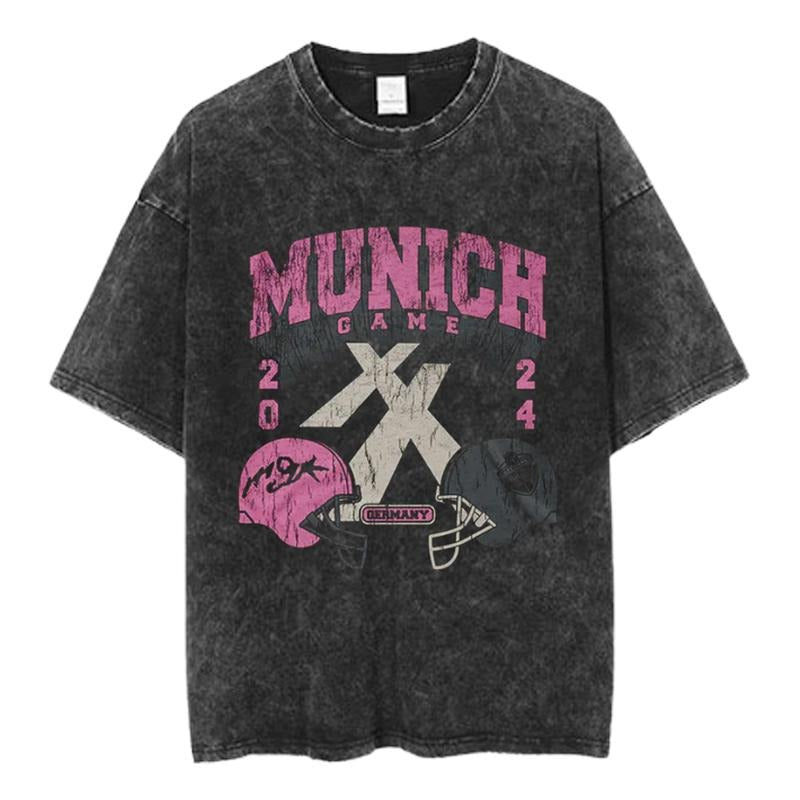 Machine Gun Kelly Munich Game 2024 Football Helmet - Adult & Kids T-Shirts, Sweatshirts & Hoodies apparel design preview 1