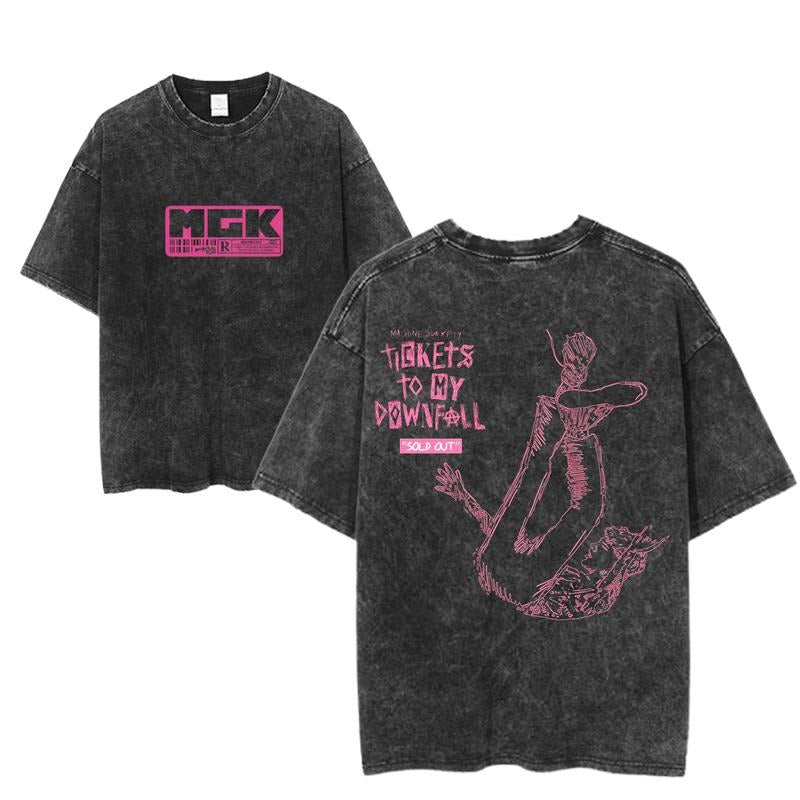 Machine Gun Kelly Tickets My Downfall Sold Out MGK - Adult & Kids T-Shirts, Sweatshirts & Hoodies apparel design preview 1