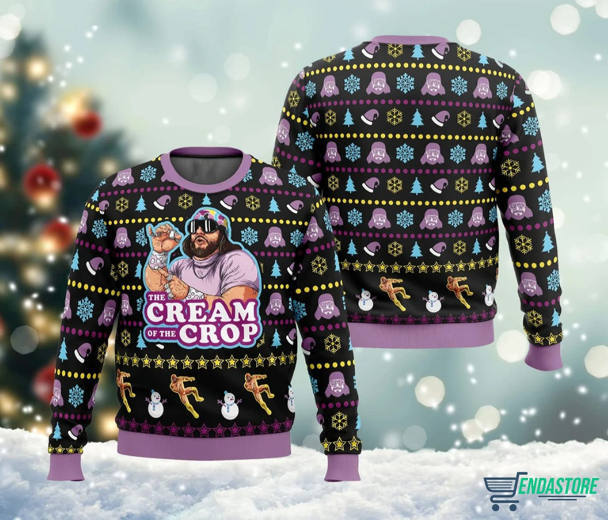 Macho Man 3D Ugly Christmas Sweater - Holiday Gift product image