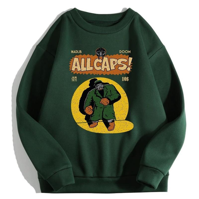 Madlib Doom All Caps Mf Hip Hop Rap Music Madvillain - Adult & Kids T-Shirts, Sweatshirts & Hoodies apparel design preview 1