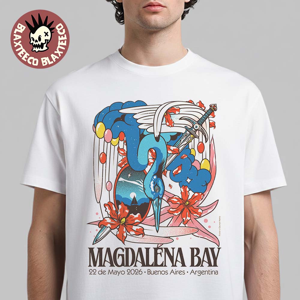Magdalena Bay Buenos Aires Argentina 2026 Event - Adult & Kids T-Shirts, Sweatshirts & Hoodies apparel design preview 1
