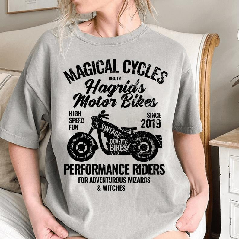 Magical Motorbikes Universal Comfort Colors Potter HP - Adult & Kids T-Shirts, Sweatshirts & Hoodies apparel design preview 1