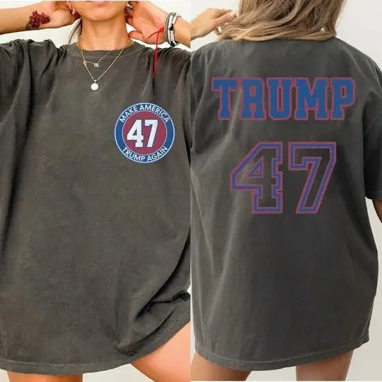 Make America Trump 47 2024 47th President Take Back - Adult & Kids T-Shirts, Sweatshirts & Hoodies apparel design preview 1