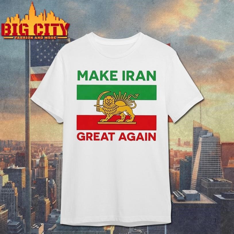 Make Iran Great Again 2026 Free - Adult & Kids T-Shirts, Sweatshirts & Hoodies apparel design preview 1