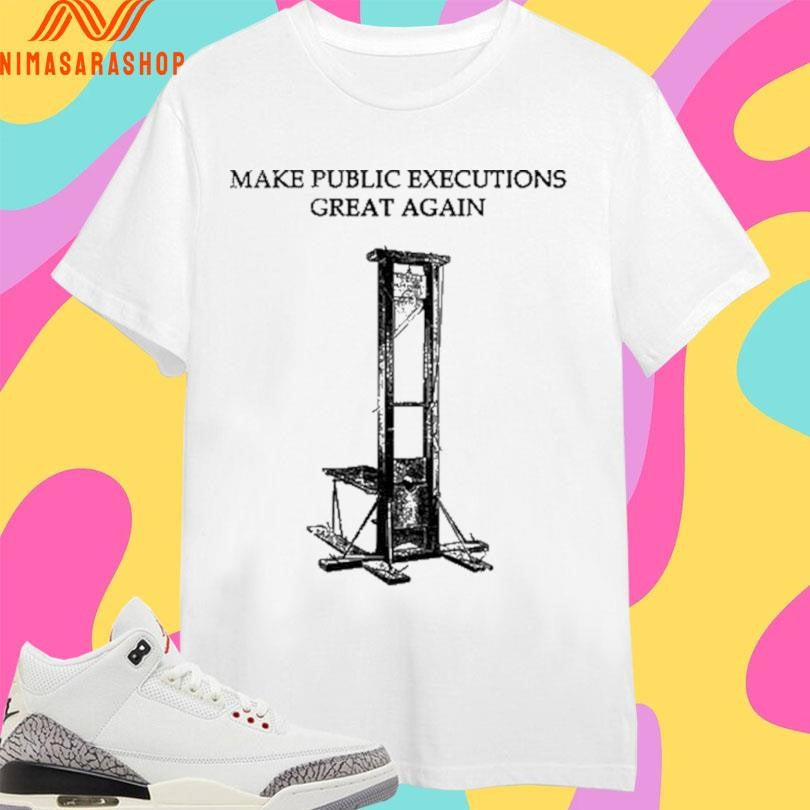 Make Public Executions Great Again Guillotine - Adult & Kids T-Shirts, Sweatshirts & Hoodies apparel design preview 1