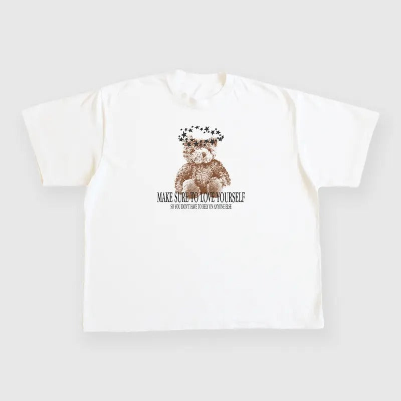 Make Sure Love Yourself Custom Printed White - Adult & Kids T-Shirts, Sweatshirts & Hoodies apparel design preview 1