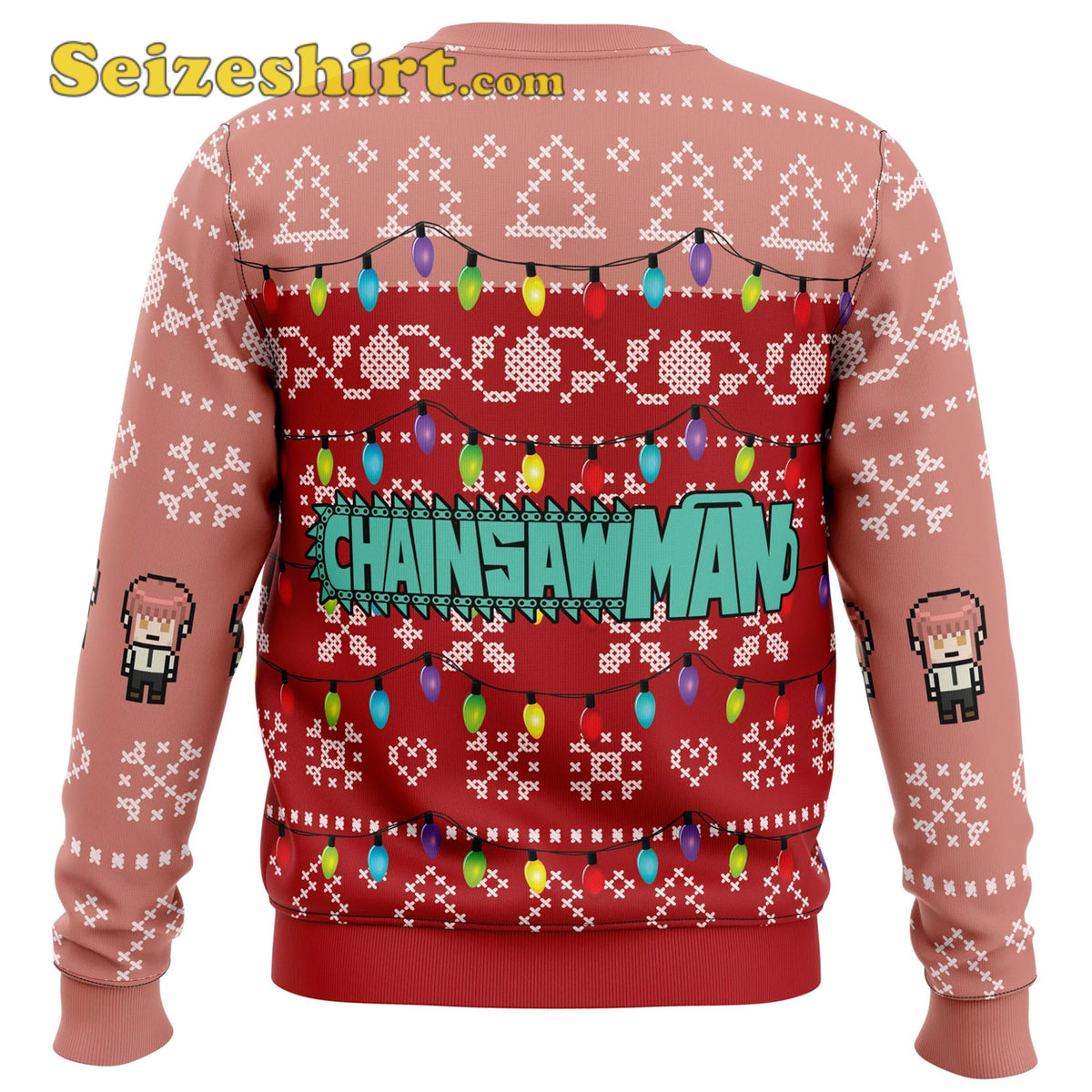 Makima Chainsaw Man Boys Christmas Sweater - Holiday Gift product image 2