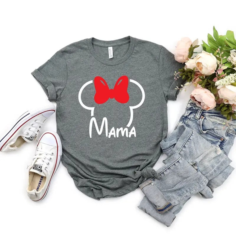 Mama Minnie Mom Vacation - Adult & Kids T-Shirts, Sweatshirts & Hoodies apparel design preview 1