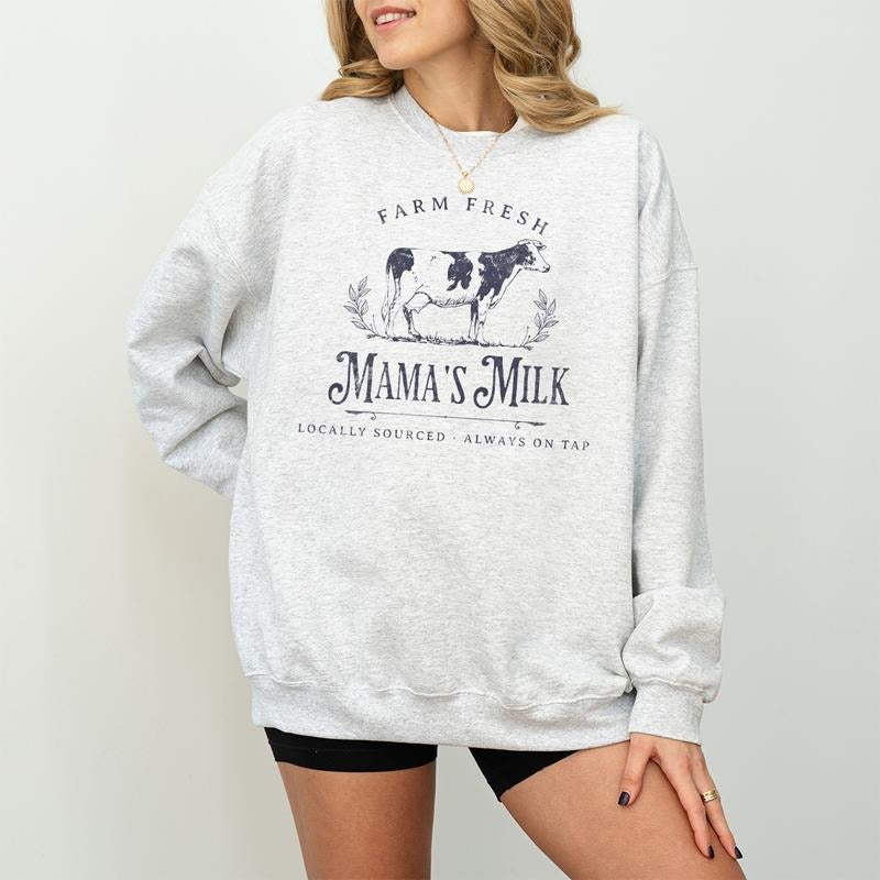Mama Boobery Funny Breastfeeding Baby Showers - Adult & Kids T-Shirts, Sweatshirts & Hoodies apparel design preview 1