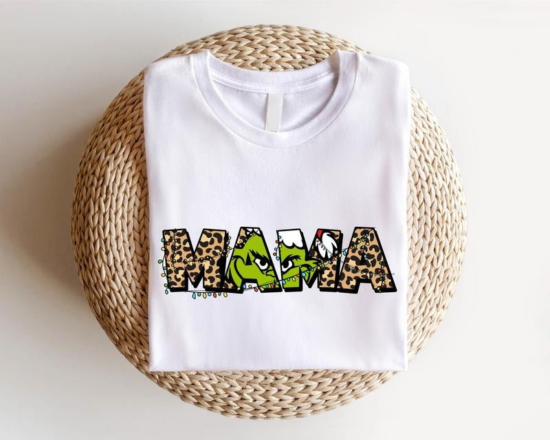 Mama Mom New Mother Be Xmas Grandma - Adult & Kids T-Shirts, Sweatshirts & Hoodies apparel design preview 1
