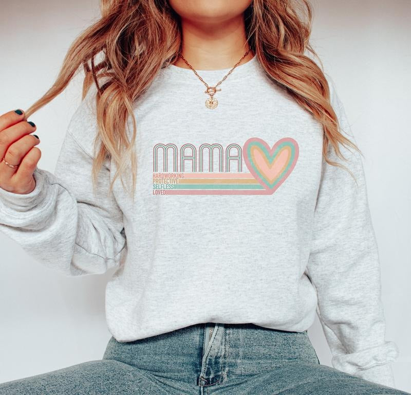 Mama DRG Sublimation Retro Girlblackhoodie - Adult & Kids T-Shirts, Sweatshirts & Hoodies apparel design preview 1