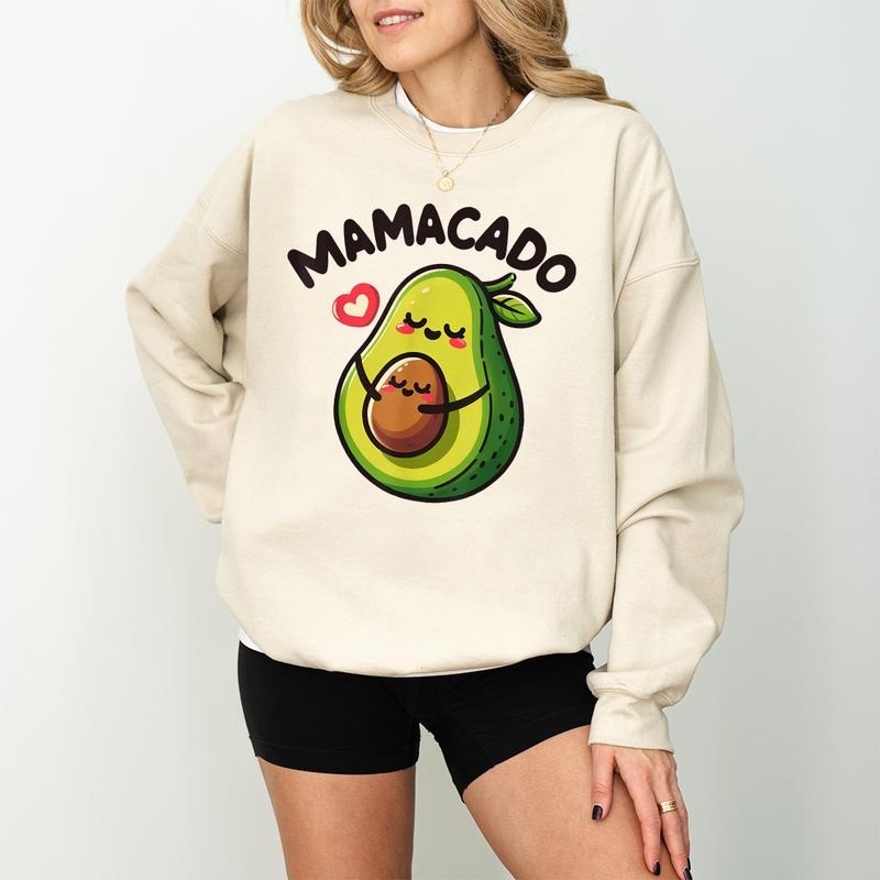 Mamacado Baby Announcement New Mom Pregnancy Reveal - Adult & Kids T-Shirts, Sweatshirts & Hoodies apparel design preview 1