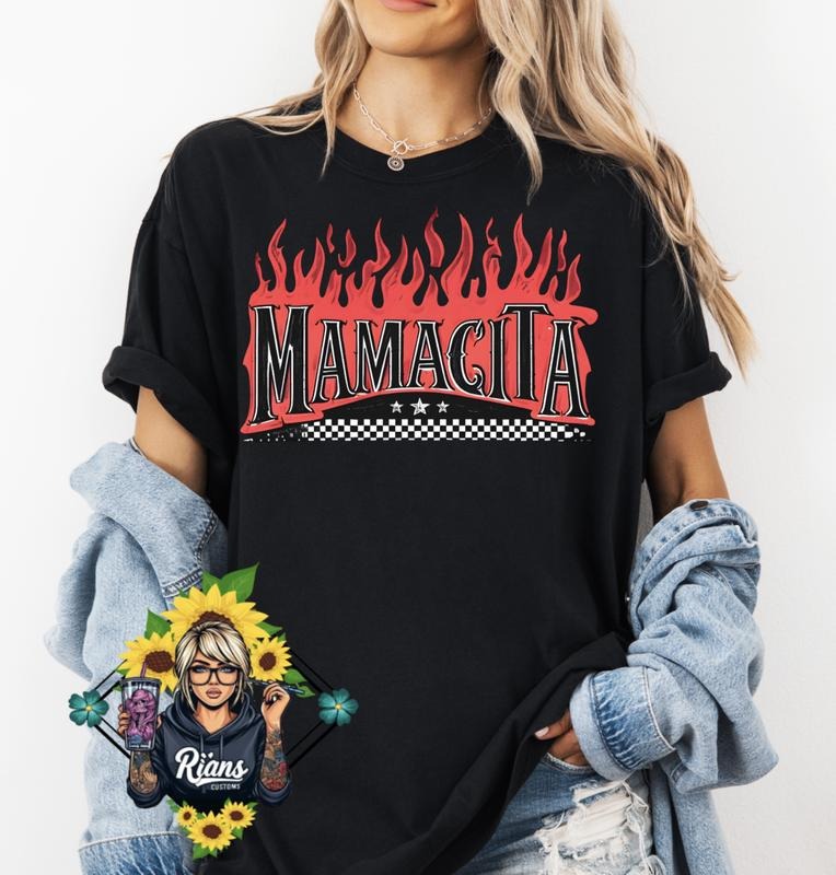 Mamacita Comfort Colors Sized - Adult & Kids T-Shirts, Sweatshirts & Hoodies apparel design preview 1