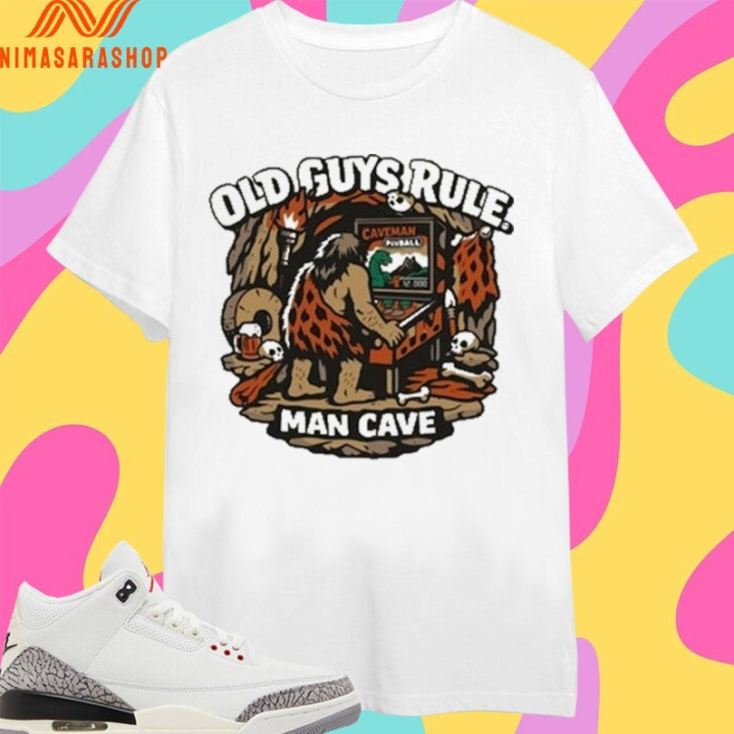 Man Cave Chocolate Old Guys Rule Shed - Adult & Kids T-Shirts, Sweatshirts & Hoodies apparel design preview 1