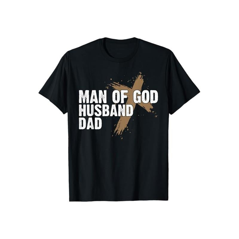 Man God Husband Dad Pure Cotton Casual Street Crew - Adult & Kids T-Shirts, Sweatshirts & Hoodies apparel design preview 1