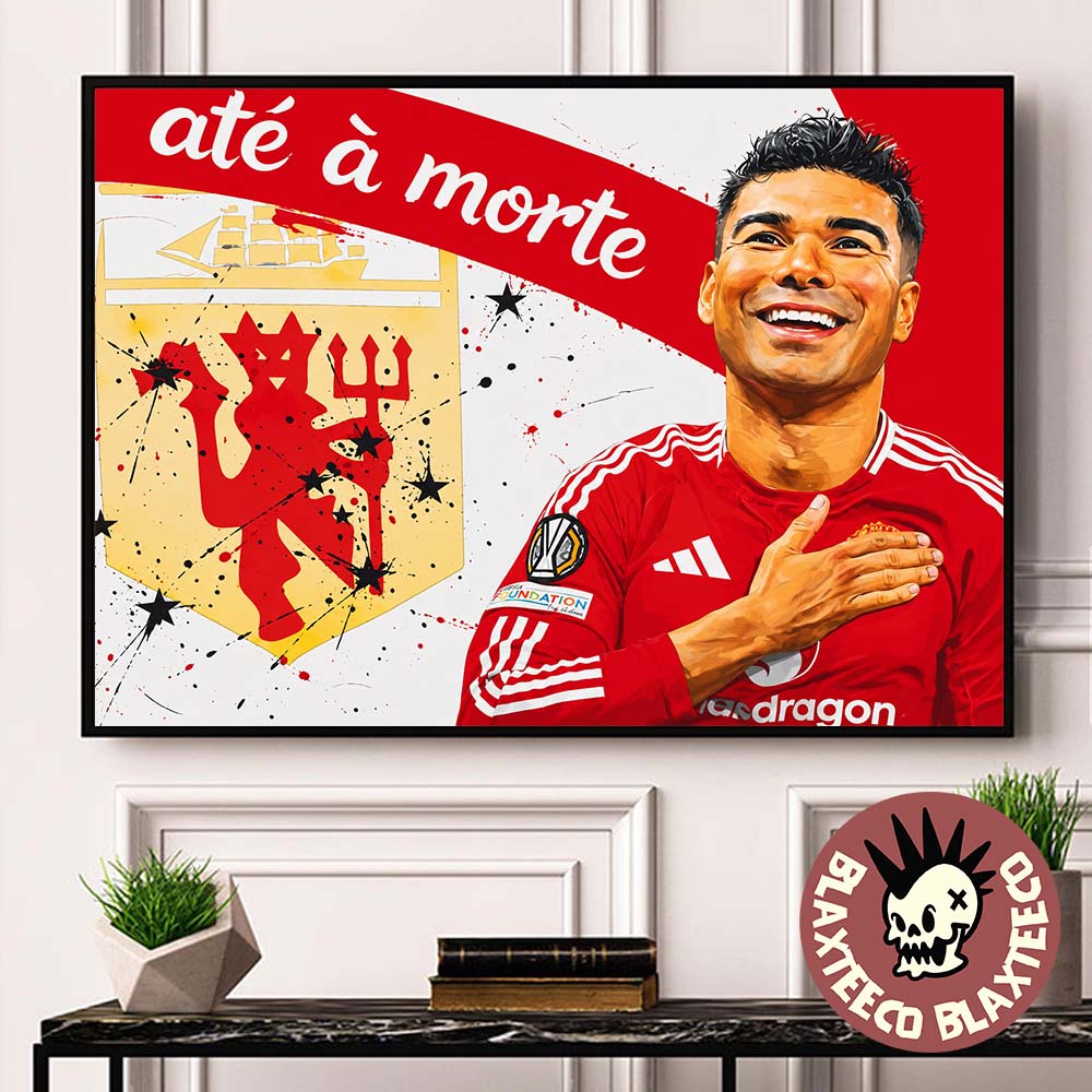 Manchester United Honors Casemiro Até à morte Last - Adult & Kids T-Shirts, Sweatshirts & Hoodies apparel design preview 1