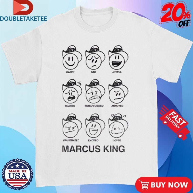 Marcus King Band Moods Emojis - Adult & Kids T-Shirts, Sweatshirts & Hoodies apparel design preview 1