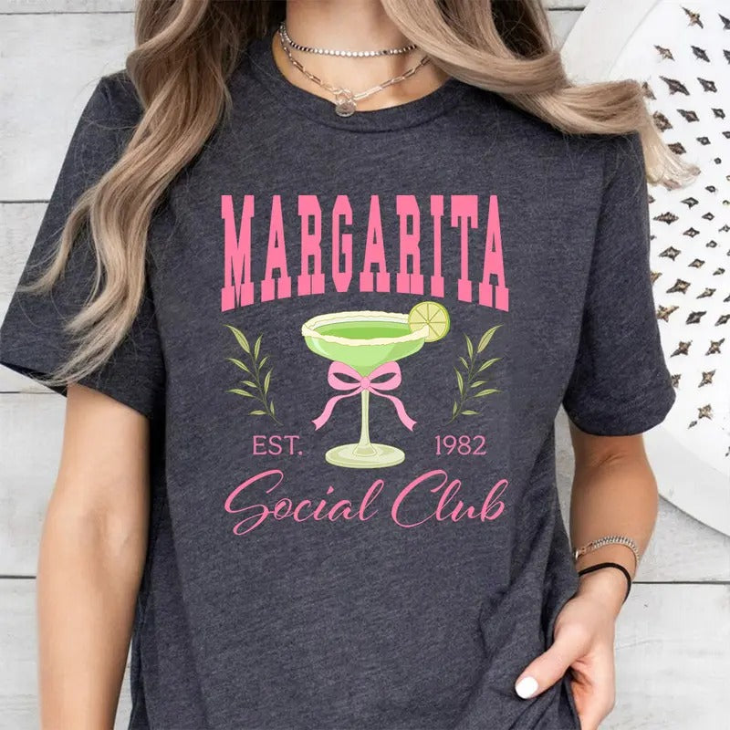 Margarita Funny Club Signature Drinking - Adult & Kids T-Shirts, Sweatshirts & Hoodies apparel design preview 1