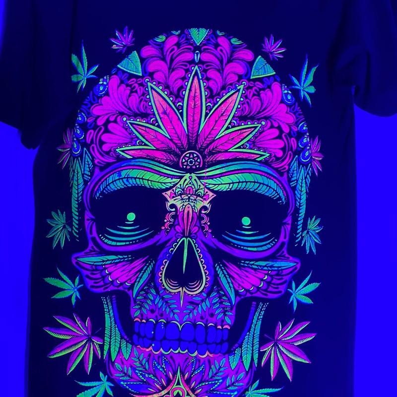 MariaJuana Skull Black Cotton - Adult & Kids T-Shirts, Sweatshirts & Hoodies apparel design preview 1