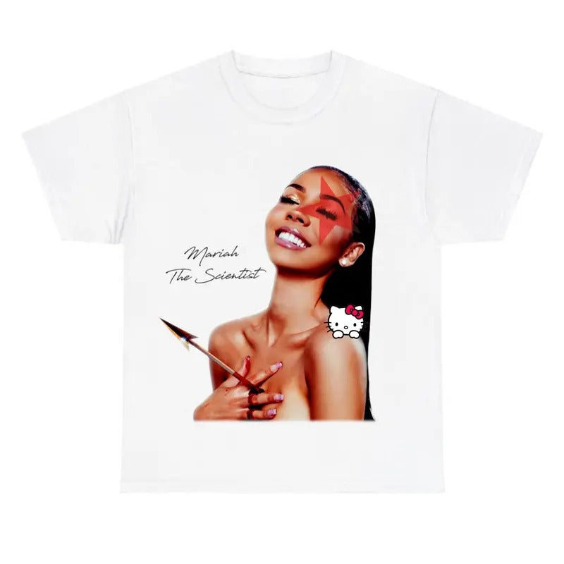 Mariahhh TS Red Star Kittyyy - Adult & Kids T-Shirts, Sweatshirts & Hoodies apparel design preview 1