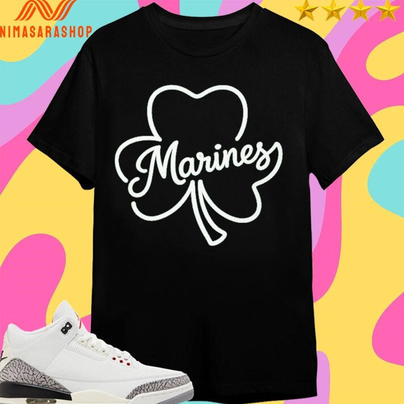 Marines Shamrock St Patrick’s Day - Adult & Kids T-Shirts, Sweatshirts & Hoodies apparel design preview 1