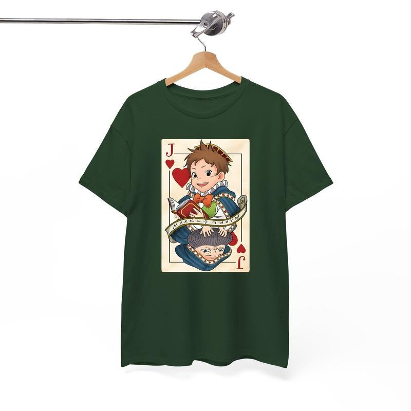 Markl Playing Card Howls Moving Castle Studio Ghibli - Adult & Kids T-Shirts, Sweatshirts & Hoodies apparel design preview 1