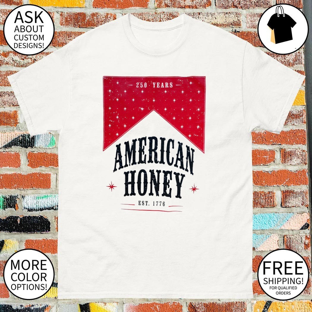 Marlboro American honey 250 Years est 1776 4th of - Adult & Kids T-Shirts, Sweatshirts & Hoodies apparel design preview 1