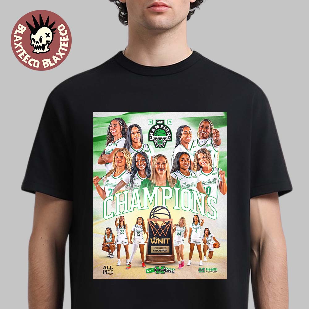 Marshall Thundering Herd Women's Basketball 2026 WNIT - Adult & Kids T-Shirts, Sweatshirts & Hoodies apparel design preview 1