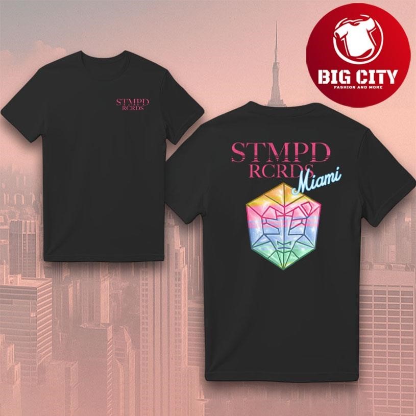 Martin Garrix STMPD Miami 26 Event Two Sided - Adult & Kids T-Shirts, Sweatshirts & Hoodies apparel design preview 1