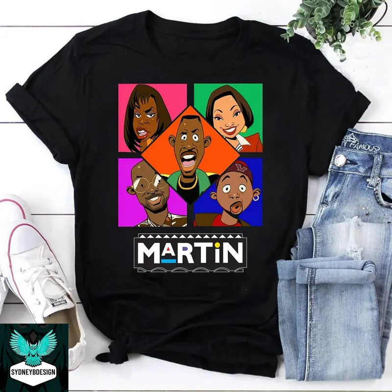 Martin TV Show Cartoon Vintage Comedy Movie Payne - Adult & Kids T-Shirts, Sweatshirts & Hoodies apparel design preview 1