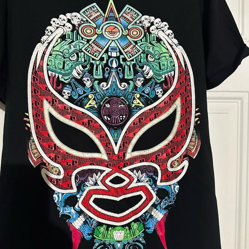 Mascara Azteca - Adult & Kids T-Shirts, Sweatshirts & Hoodies apparel design preview 1