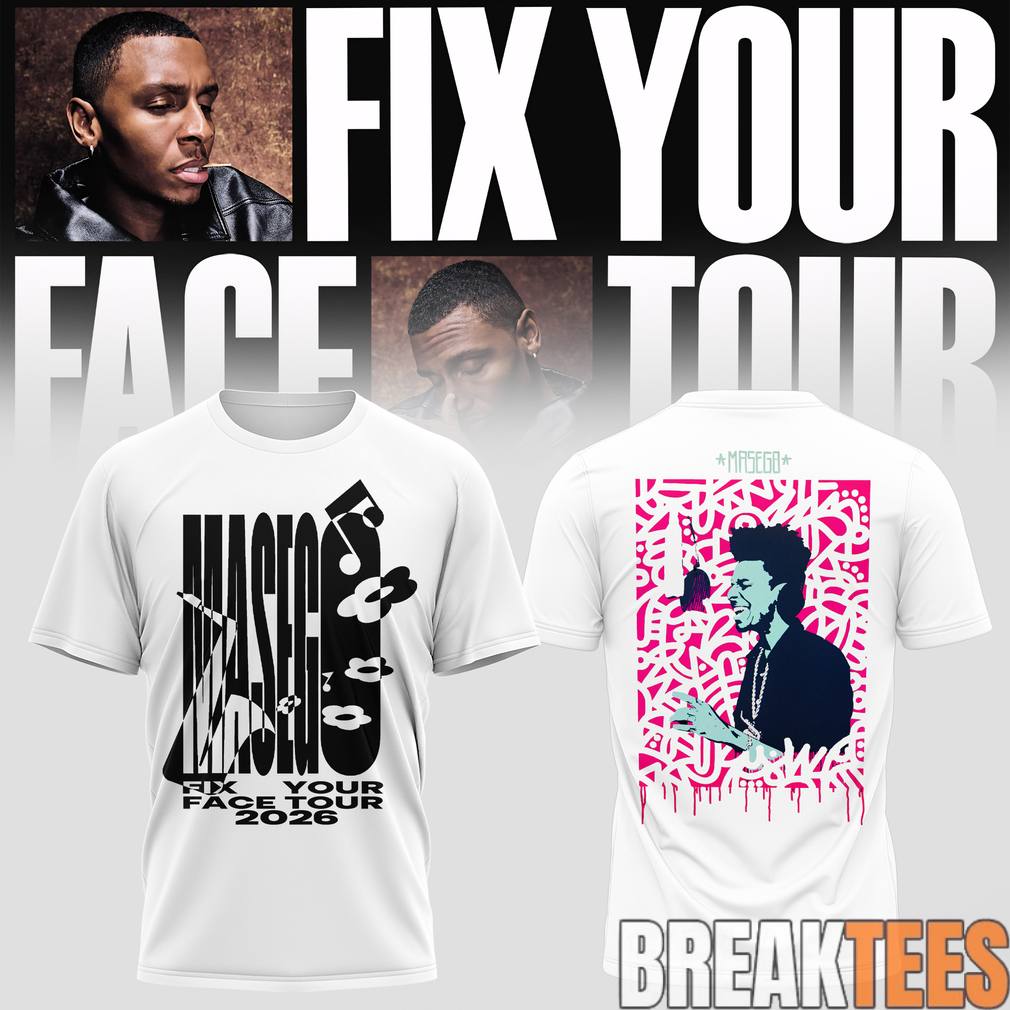 Masego Fix Your Face Tour 2026 - Adult & Kids T-Shirts, Sweatshirts & Hoodies apparel design preview 1